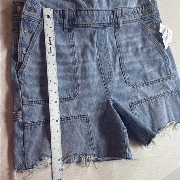 American Eagle Light Wash Denim overralls - Picture 4 of 7